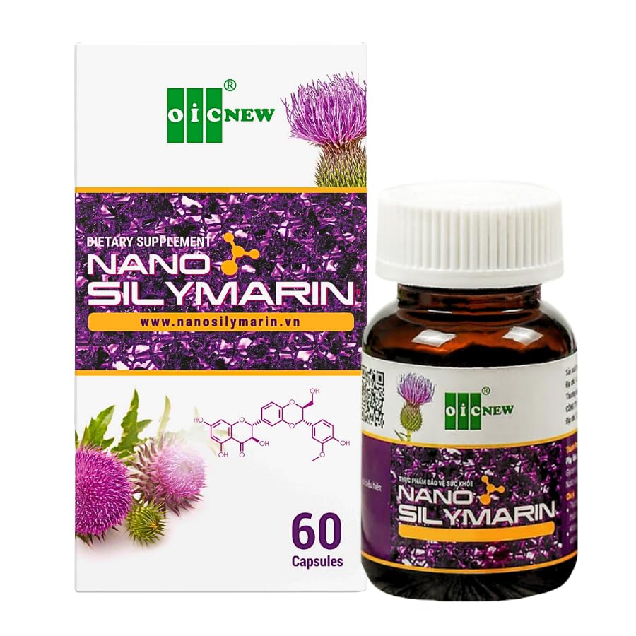 Nano Silimarin - 60 capsule - Suport pentru sanatatea ficatului si stabilizeaza celulele hepatice - Nano Technology creste absorbtia pana la 99,9%