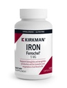 Kirkman - Ferrochel de fier 5mg - 120 capsule - SIDA producția de hemoglobină și mioglobină - susține formarea celulelor roșii din sânge - hipoalergice