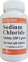 Comprimate de clorură de sodiu 1 gm, comprimate de sare normale USP - 300 comprimate (1 cutie cu 300 comprimate) de CitraGen Pharmaceuticals, Inc.