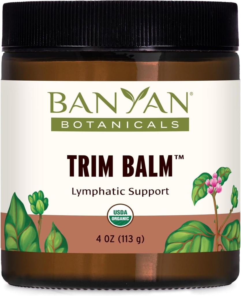 Banyan Botanics Trim Balm - Certified Organic, 4 oz - Chitrak și Guggulu crește metabolismul