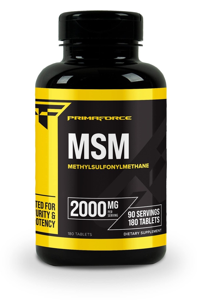 Primaforce MSM comprimate 2000mg Servire, 180 comprimate, 90 Serviri