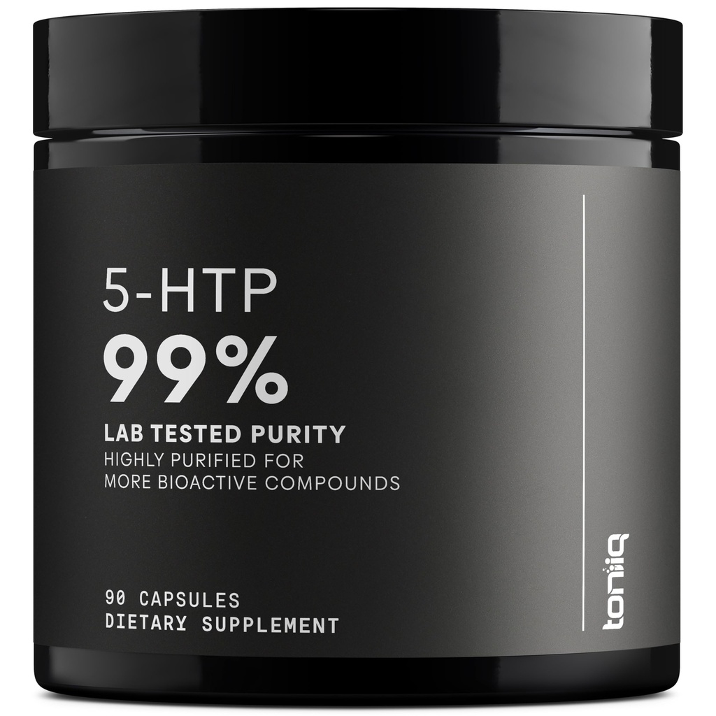 Toniiq Ultra capsule cu concentraţie mare 5HTP - 99% + Extract concentrat - 200mg - 90 Capsule vegetale