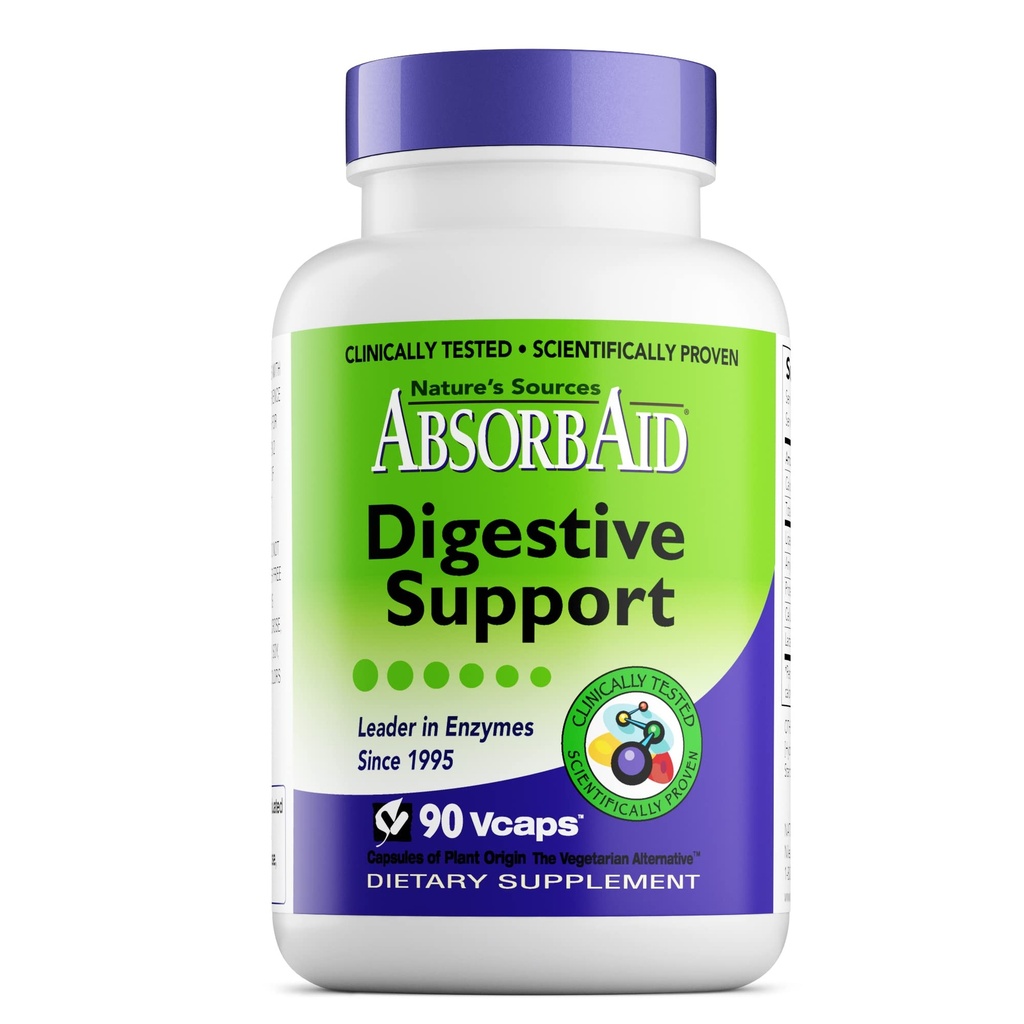 Sursele naturii absorbAid suport digestiv - 90 Vcaps