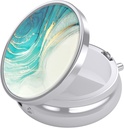Nipichsha Pill Box, caz de pastila mica pentru Purse & Pocket, Cute Travel Medicine Organizator, Portable Medicine Container Holder to Hold Vitamine, Medicamente, Ulei de pește & Suplimente, Teal Ocean