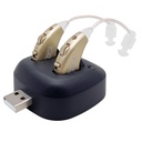 Amplificatoare de auz digital - Amplificator de sunet personal BTE cu USB Dock - Aur Premium în spatele urechii amplificator de sunet - de NewEar