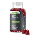 Viteey Prebiotic Fiber Gummies pentru adulți, 5g - Gut Health & Digestive Soluble Fiber Supplement Gummies - Zero Sugar Adăugat, Vegan, Gluten-Free - 60 Conte