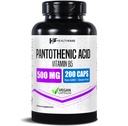 Healthfare Pantotenic Acid 500mg Vitamina B5 Supliment 