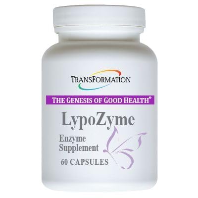 TRANSFORMAREA GENEZEI PENTRU BLENELE DE BUNĂ SĂNĂTATE Suplimentul de enzime LypoZyme, BLEnd de enzime de Lipase pentru absorbţie sănătoasă şi nutrient, Capac non-GMO,60