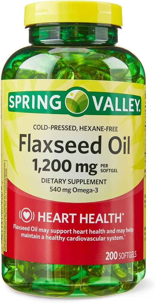 LLK Seed Oil Softgels Supliment alimentar, 1200 mg, 200 Conte