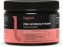 LEGION Pre Workout Pump - Arginina Supliment Boosts Nitricoxid de producție - Nitric oxid Booster ajută la creșterea rezistenței și a rezistenței, promovează creșterea eficienței musculare (neflavorizate, 30 Serviri)
