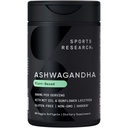 Sports Research® Ashwagandha Softgels cu ulei de cocos MCT - Natural Adaptogen Made with Shoden® Ashwa for Relaxation, Calm & Sleep Support - Gluten Free & Vegan Friendly - 60 Count