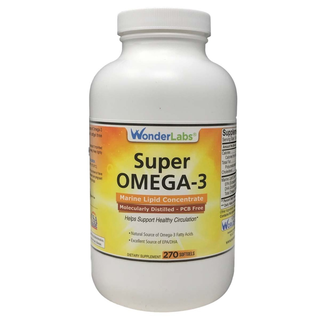 Conţine: EPA 265mg DHA 170mg - 270 Softgels