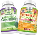 Clorella şi vitamina D3 10000 UI - Bundle