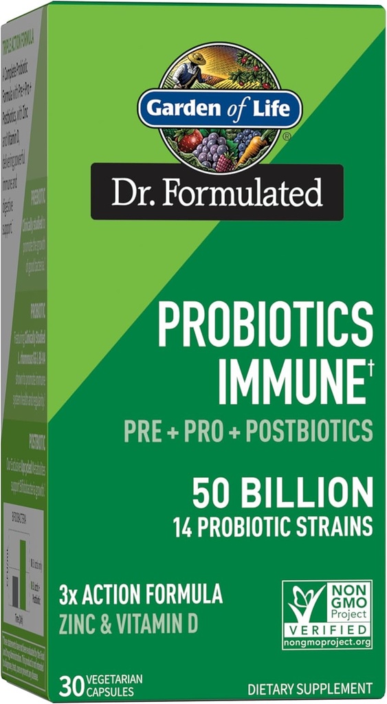 Grădina Vieţii Probiotice Imune, 30 Capsule vegetariene