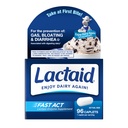 Lactaid Fast Act Lactoză Intoleranţă Caplete cu Lactase Enzyme, Dairy Relief from Gas, Blooting & Diaree, 9000 FCC Lactoză Intoleranţă Pastile, 96 Individual Travel On-The-Go Packs (96 x 1 ct)