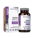 Bluebonnet Nutritie Frumoasa Ally Biotin 10.000 mcg, Consolidarea parului & unghii*, Non-GMO, Vegan, Kosher Certified, Gluten-Free, Soy-Free, 90 capsule vegetale, 90 Serviri