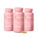 HAIRTamin MOM Vegan Prenatal & Postnatal Multivitamine Capsule & Vitamine de păr, Postpartum, Alaptarea, Nails, și vitaminele pielii pentru femei cu Biotin, Zinc, Fier (3-Pack)