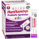 FloraTummys Probiotice pentru copii: 30 Pachete cu pulbere fără gust, fără Allergens alimentare, non-Dairy, Gluten Free, Sugar Free, Non-GMO, Vegan