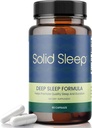 Formula de somn adânc, Ajutor de somn natural fără melatonină, Bisglicinat de magneziu, L. Theanine, Inositol, Pastile de somn pentru adulți, 60 capsule Vegan