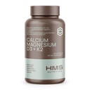 Calciu, Magneziu, Vitamine D3 + K2 pentru sanatatea oaselor, Suport imunitar, Oase si Supliment de calciu pentru femei si barbati, Non-GMO, Gluten-Free, 120 capsule