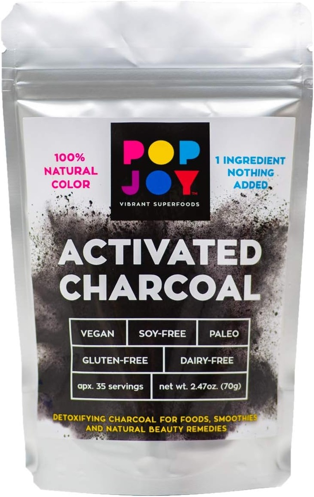 Charcoal de nucă de cocos activat - 1 Ingredient Nimic adăugat!