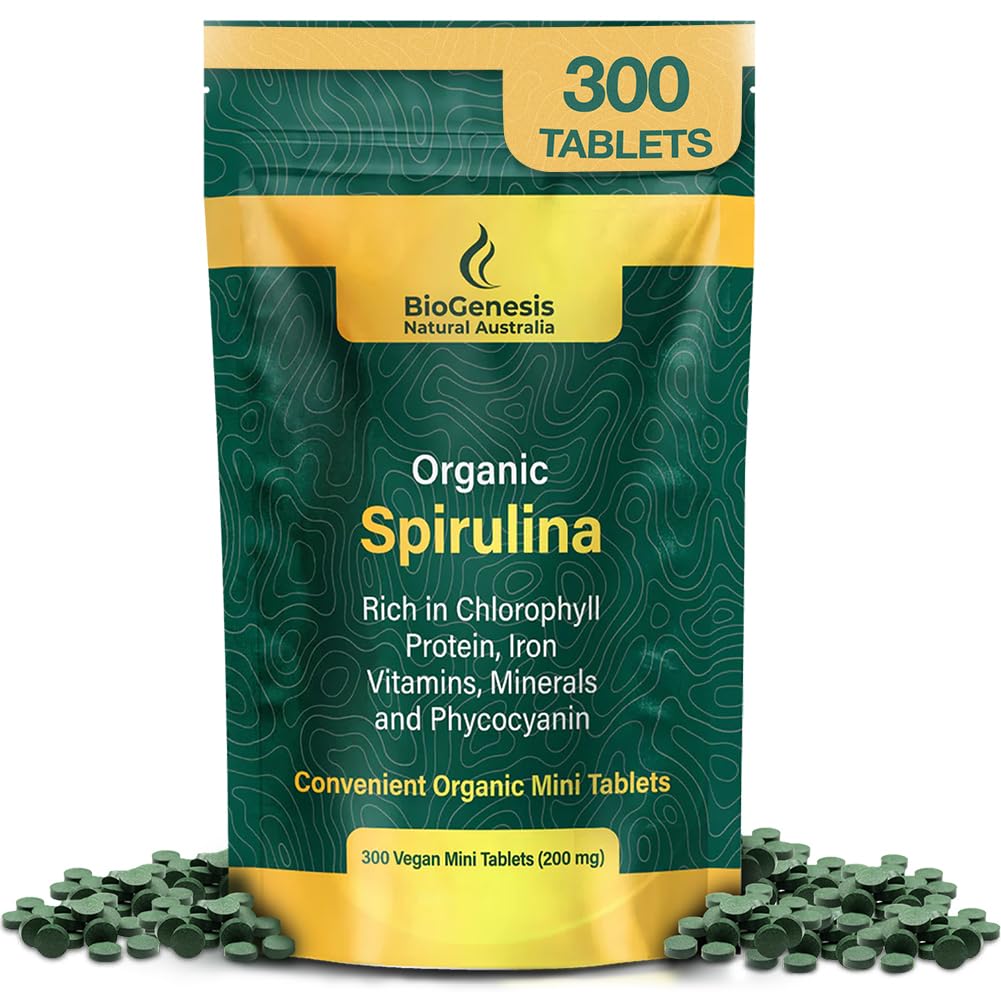 Biogeneză Organic Spirulina Mini Tablete 