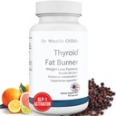 Dr. Westin Childs Tiroidar Fat Burner - Acționând rapid supliment de pierdere în greutate termogenic pentru femei cu hipotiroidism, Hashimoto & Hypertiroidism pentru trimming talie, Blooting, 30 Serviri