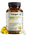Organic Evening Primrose Suplimentul de ulei, 940 mg 100% Pure cu 10% GLA, capsule lichide de înaltă absorbţie, promovează sănătatea femeilor și a pielii, presat rece, 60 Conte