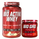 iSatori Bio-GRO Vanilla Ice Cream (60 Servings) & Bio-Active Whey Proteine Powder Unflavored (30 Servings)