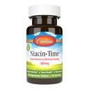 Carlson - Niacin-Time, Time-Release, 500 mg, Vitamina B-3, Cholesterol Metabolism, Energy Production, Heart Health, 50 Tablete