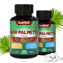 Saw Palmetto Supliment, Saw Palmetto extract 750mg, cu Lycopene, Pumpkin Seed Powder, pentru bărbați și femei, Non-GOMOs & Gluten, Vegan, 90 capsule conte (Pachet de 2)