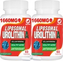 1660MG Urolitină Supliment - Urolitină lipozomală 120 capsule