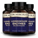 Dr. Mercola Lumbrokinaza enzime - Formula de eliberare întârziată - Supliment alimentar pentru suport cardiovascular şi energetic - non-GMO, Gluten-Free & Soy-Free - 30 capsule (30 Servings), ambalaj 3
