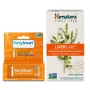 Himalaya PartySmart 12 Caps, O capsulă pentru o dimineață mai bună după ce a băut Plus LiverCare, 90 Capace pentru Curățare Daily Ficat, Suport Ficat și de a elimina deșeuri 