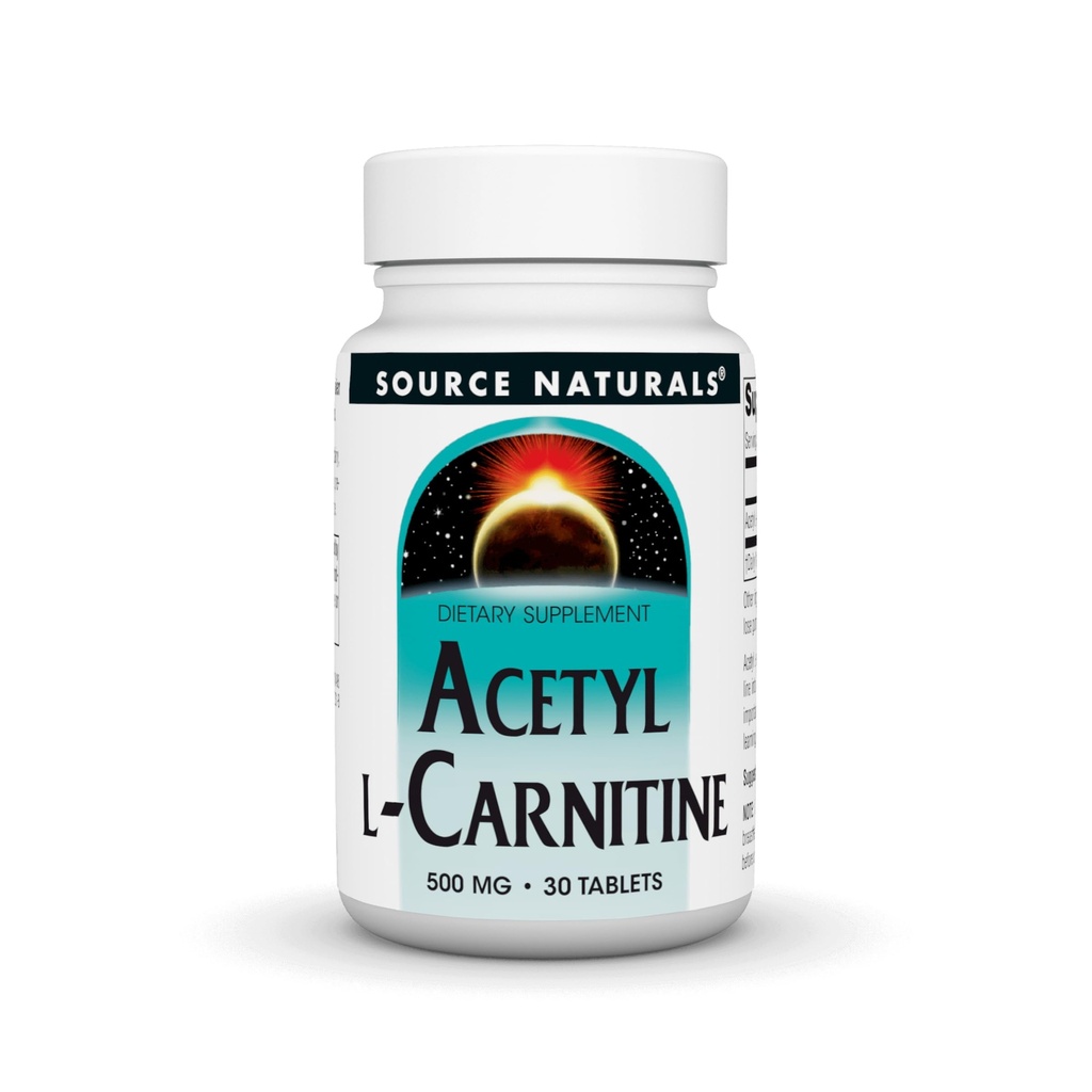 Naturals Sursa Acetil L-Carnitina, 500 mg, 30 comprimate