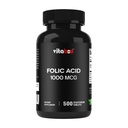 Acid folic 1 mg (1000 mcg) (Vitamina B9) - 500 comprimate vegetariene - o vitamina prenatala si postnatala esentiala