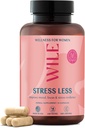 WILE Menopause & Perimenopause Suplimente pentru femei cu Ashwagandha - Stres Relief cu negru Cohosh - Suport premenopauză pentru îmbunătăţirea dispoziţiei, somn, echilibru hormonal - Vegan, 30 Serviri