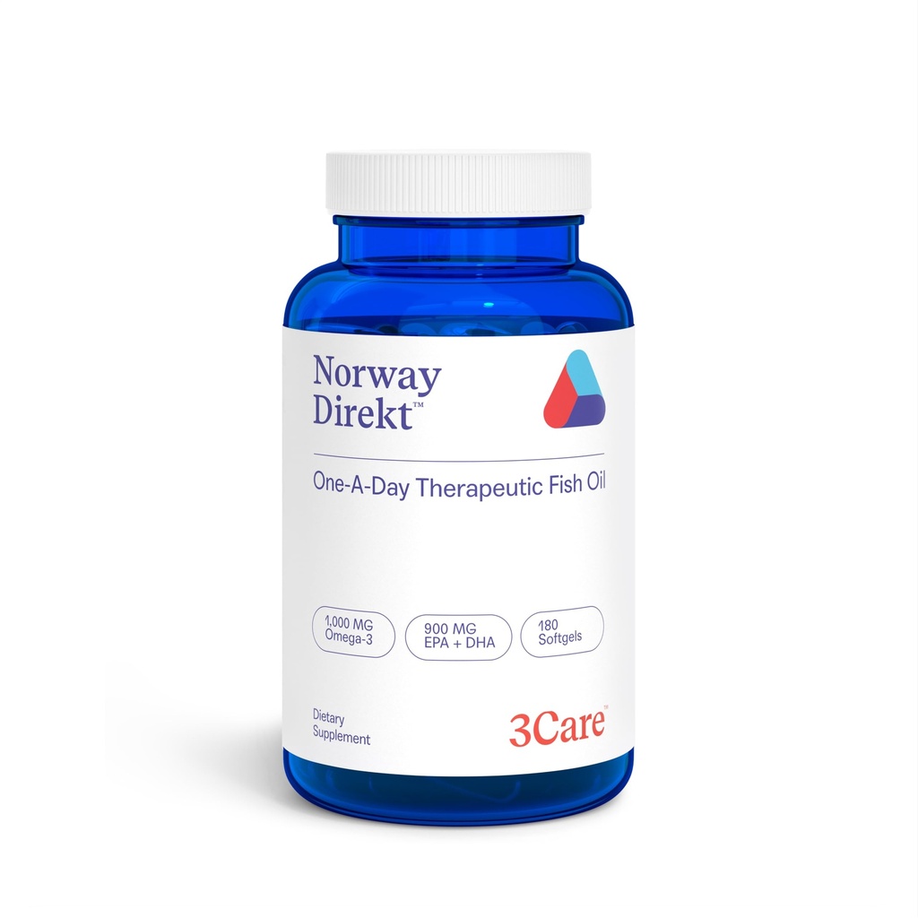 Norvegia Direkt Omega-3 Ulei de pește 2000 mg de Omega-3 per 2 softgel