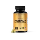 Capsulele de pulbere Moringa - Pure Moringa pulbere, energie, piele, Imun & Gut Sanatate Superfood, bogat în antioxidanti, vitamine esentiale & aminoacizi, Suplimentul natural verde Superfood - 60 Conte