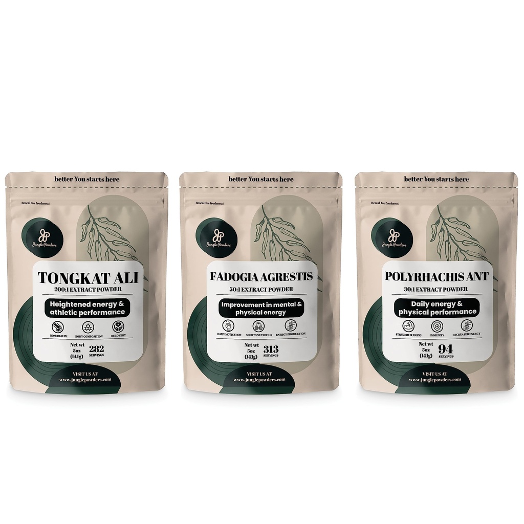 Pudre de junglă Tongkat Ali pentru bărbaţi 282 Serviri, Fadogia Agrestis Extract de pulbere 313 Serviri, Black Ant 30:1 Concentrare 94 Serviri 5oz Supliment Mens Suport de sănătate pentru unitate & Pasiune