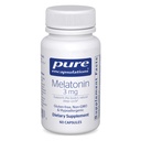 Pure Encapsulations Melatonina 3 mg - Antioxidant Supliment pentru a sprijini naturale somnolenţă şi ajutor de somn ocazional - pentru suport somn natural * - 60 Capsule