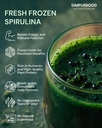 Spirulina Cubes - High Proteine, Vitamina-Rich Superfood cu aroma naturala - Vegan, Gluten-Free Nutrient Powerhouse Spirulina Pods pentru Smoothies (1.680, Kilograms)