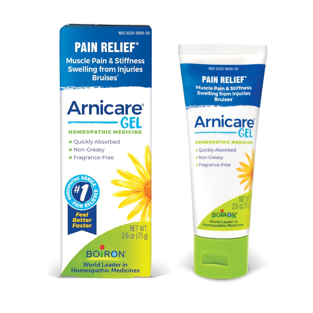 Boiron Arnicare Gel pentru ameliorarea durerilor articulare, dureri musculare, dureri musculare şi umflarea de la vânătăi sau leziuni - fără grăsime şi fără parfum - 2.6 oz