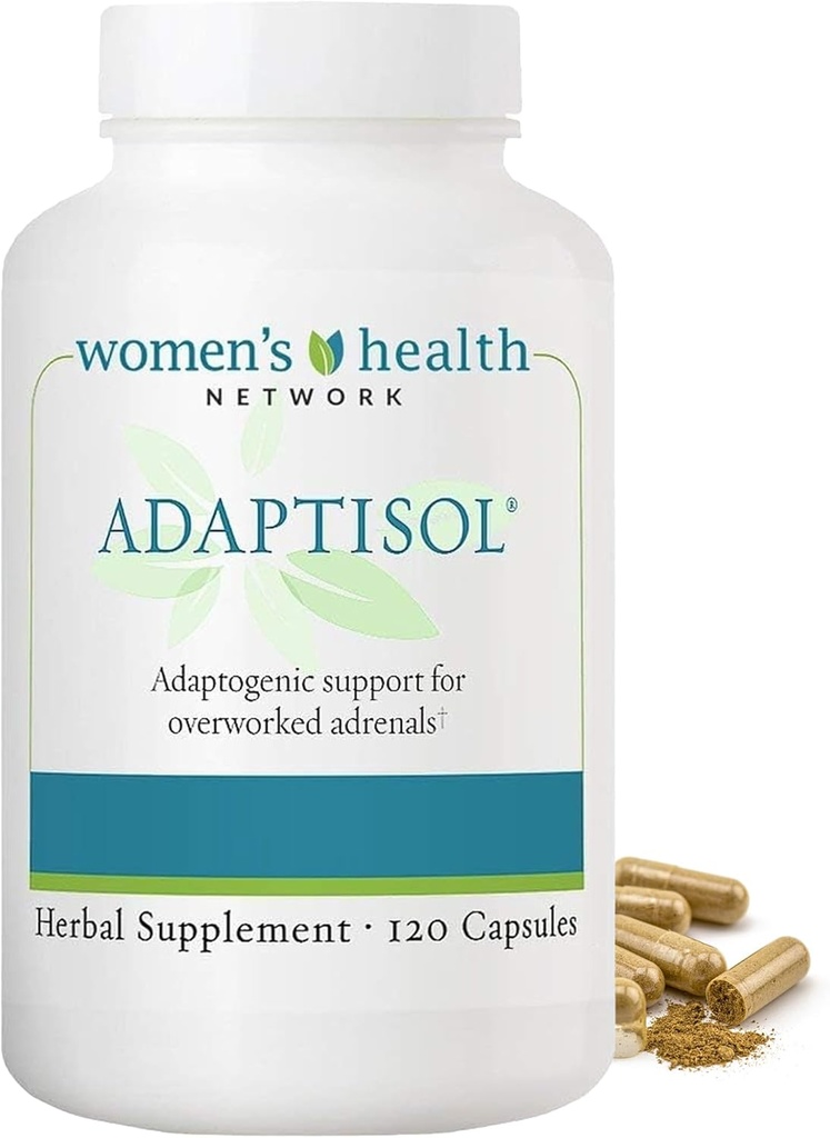 Women's Health Network Adaptisol™ - Helps Normalize Cortisol Function and Relieve Adrenal Fatigue & Stress Response - 120 Capsules (30 Day Supply)