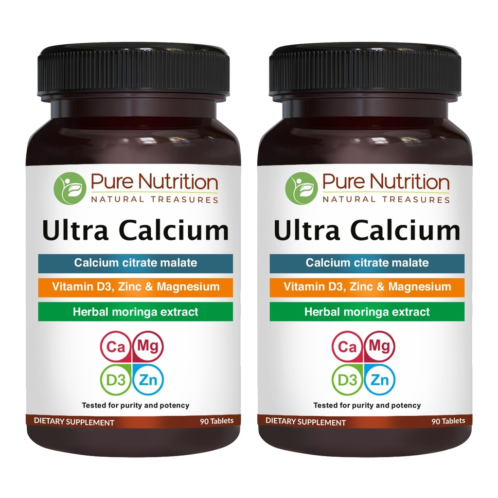 Nutriţie pură Ultra Calciu 1000 mg cu VIT D3 + K2 