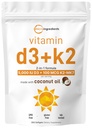 Micro Ingrediente Vitamina D3 5000 UI + K2 MK-7 100 mcg, 300 Softgels 