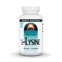 Sursa Naturals L-Lysine Free Form, 1000 mg - Aminoacid Supplement Supplement Supports Energy Formation & Colagen* - 100 Tablets