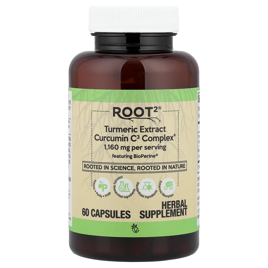 Vitacost Extract Turmeric Curcumina C3 Complex cu Bioperina - 1,160 mg per Serving - 60 capsule