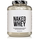 Naked WHEY 5LB 100% Iarba Fed Pudra de proteine Whey nearomat - Doar 1 Ingredient, nedenaturat - Fără OMG, soia sau gluten - Nu conservanți - Promovarea creșterii musculare și de recuperare - 76 Serviri