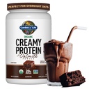Gradina de viata Cremy Organic Vegan Pudră de proteine + OatMilk, 20g Proteina pe bază de plante complete, Apa de cocos, MCT-uri, Grainuri Sprouted, Prebiotice, Probiotice 